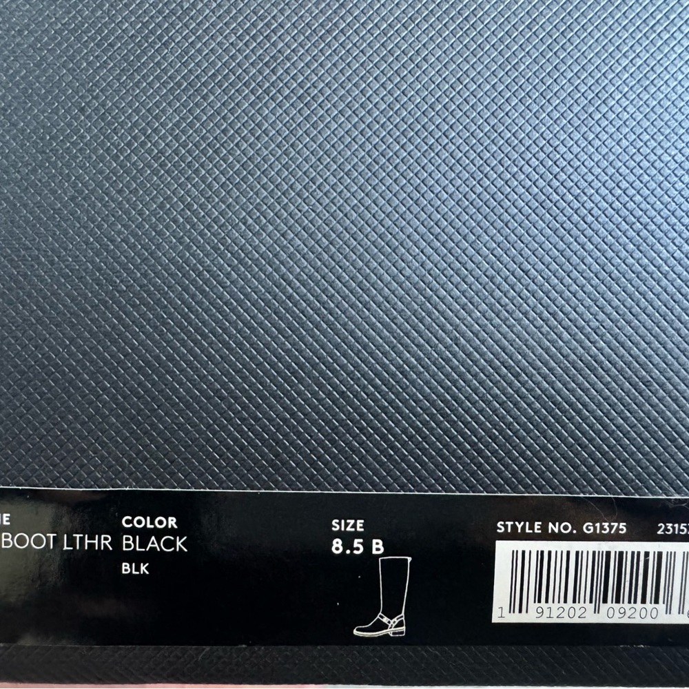 Coach Black Heeled Boots with Silver Buckle - Picture 4 of 8